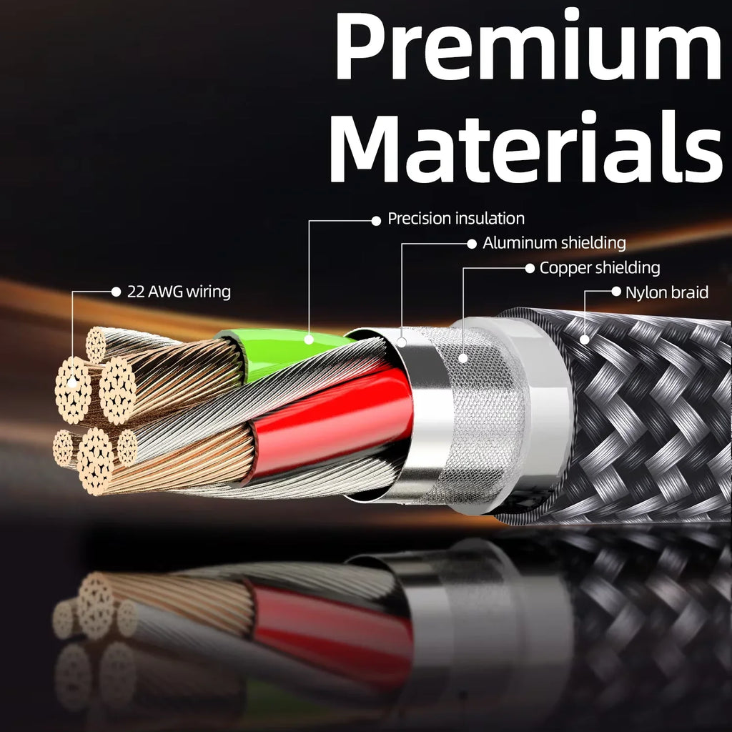 1PC 2PCS MFi Certified Fast Cable durable Nylon Braided Cord USB C to Lightning Cable Fast Charging Data for iPhone 14 13 12 11