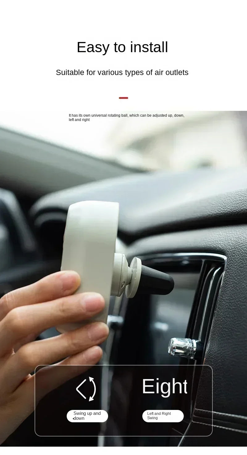 Portable Mini Car Vent Fan - High-Speed Cooling USB Fan - Energy-Efficient, Vibrant Colors, Easy Install