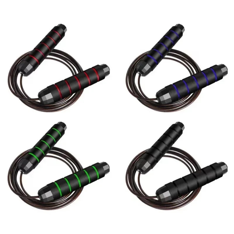 The New Jump Rope Steel Wire Skipping Exercise Adjustable Jumping Fitness Workout Training Home Sport Equipment Tangle-Free