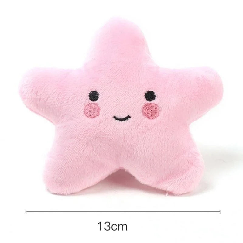 Pet Toy Plush Sounding Pentagram Toy Pet Playing Fun Dog Toys Cat Toys Pet Supplies