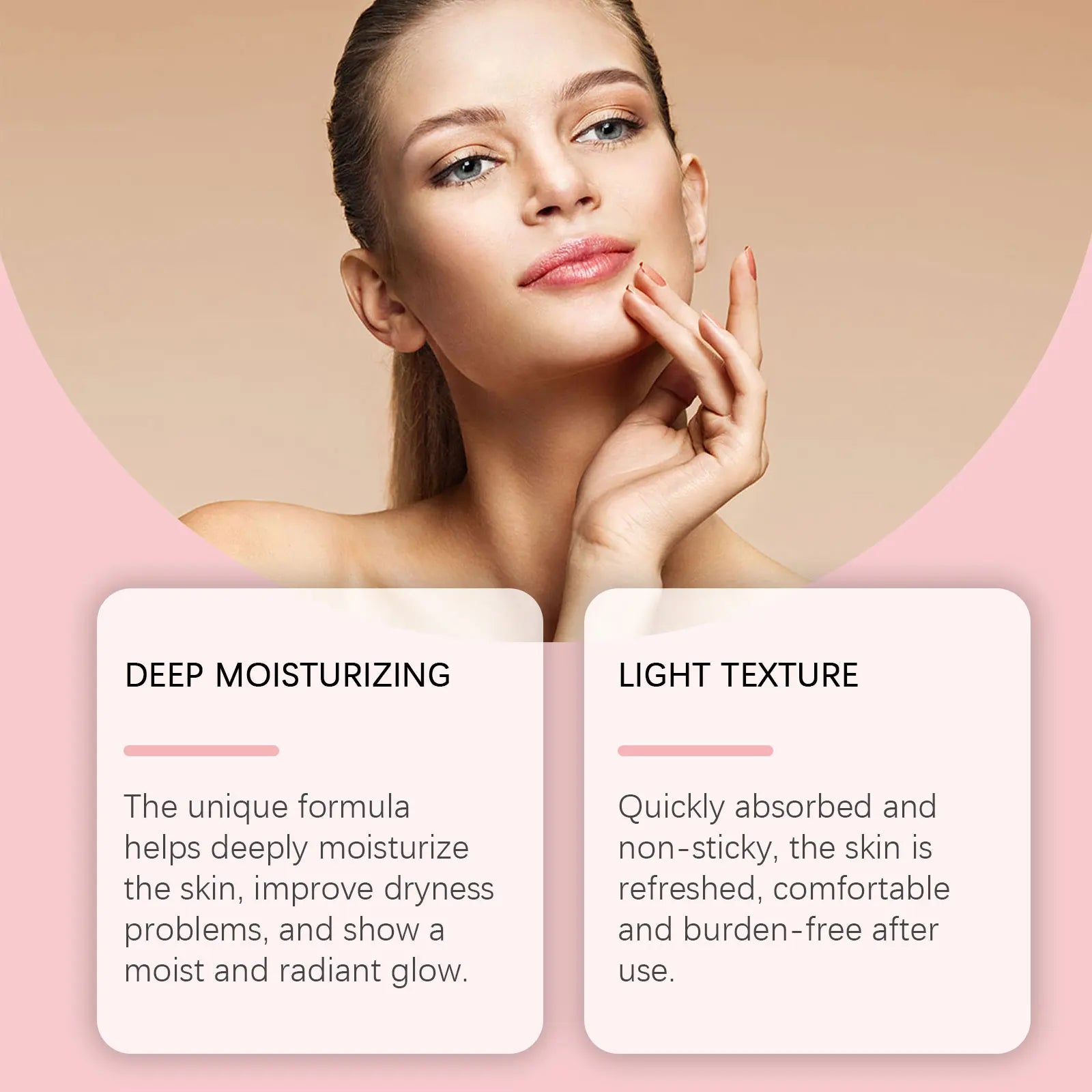 Hyaluronic Acid Face Serum Brightening Plumping Smoothing Deep Nourishing for Dry Skin Daily Skincare Moisturizing Essence