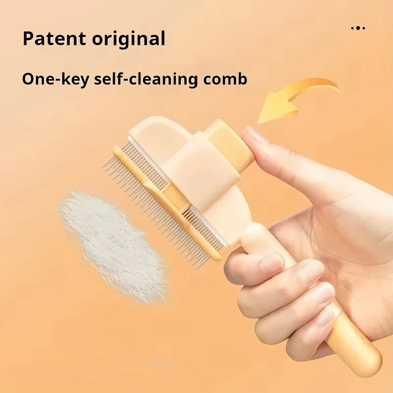Cat Grooming Massage Brush Pet Comb Professional Open Knot Pet Hair Removal Brush Durable kitten comb Pet Accessories ﻿