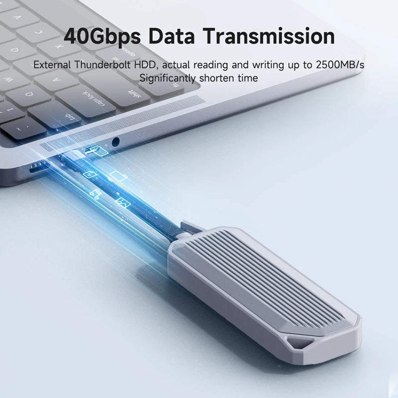Hagibis USB4 Data Cable 40Gbps USB C to Type C Short Cable PD 240W 8K 60Hz for Thunderbolt 3/4 iPhone 17 Pro Max SSD Power Bank