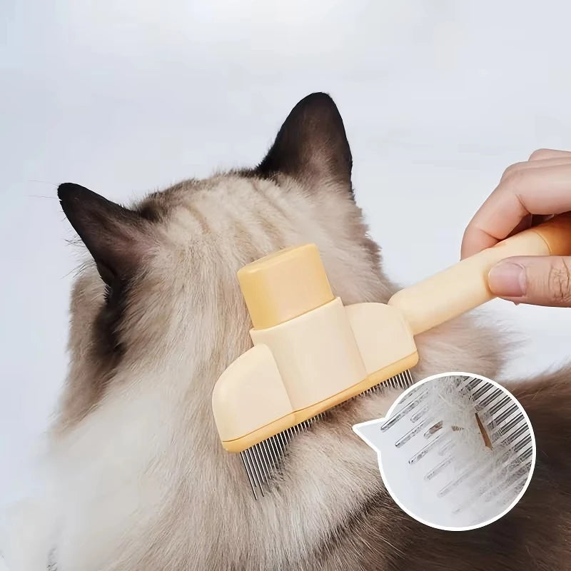 Cat Grooming Massage Brush Pet Comb Professional Open Knot Pet Hair Removal Brush Durable kitten comb Pet Accessories ﻿