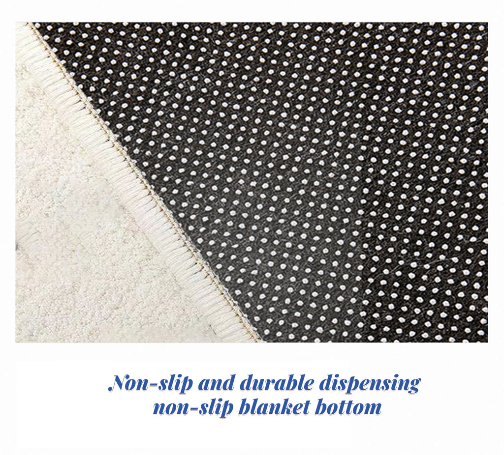 Carpets For Living Room Home Decor Light Luxury Abstract VertigoFashion Black White Plaid Art Chessboard Bedroom Polyester Rugs