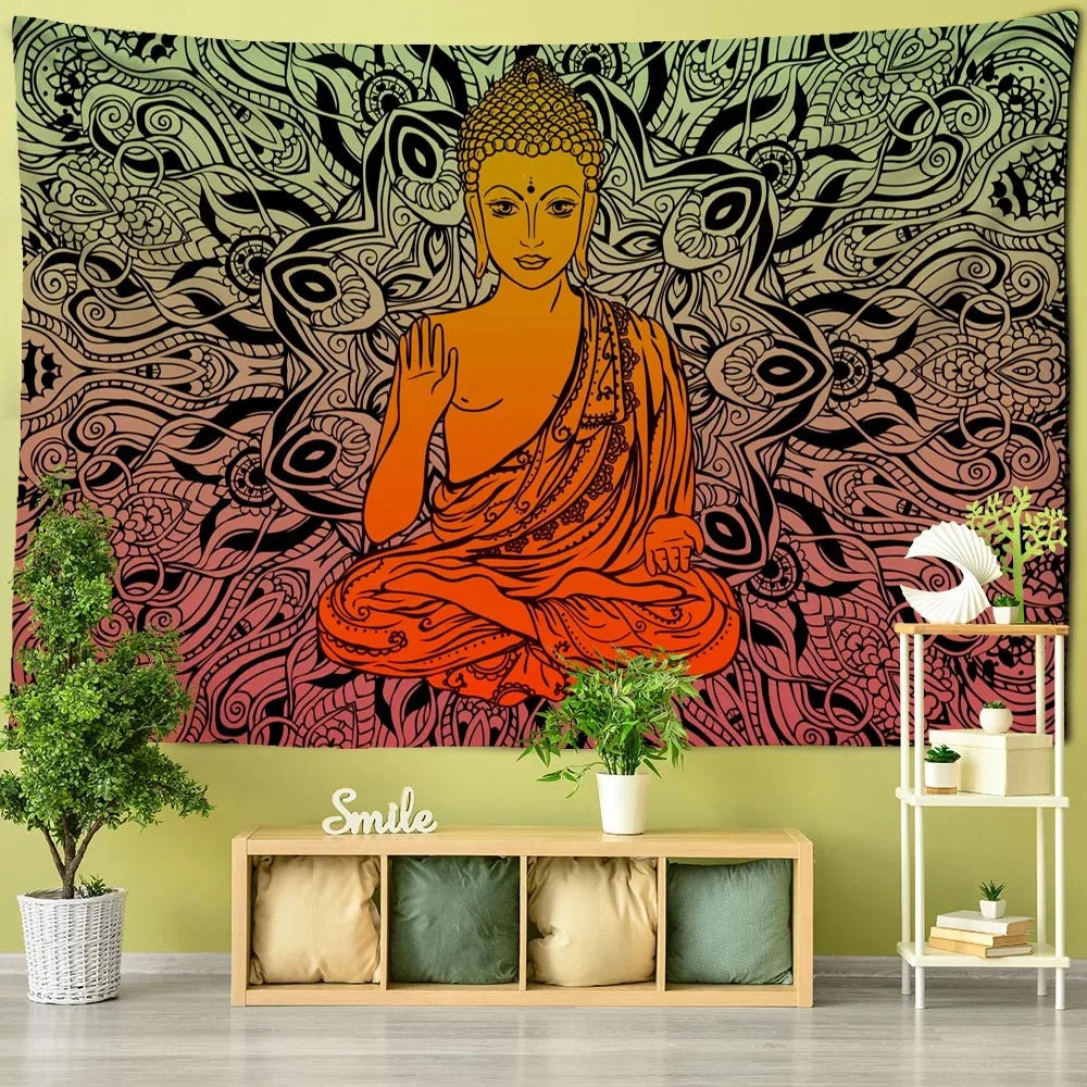 Customized Tapestry Wall Boho Mandala Tapestries Witchcraft Tapestrys Print Your Photo Hippie Walls Hanging Blanket Tapestry