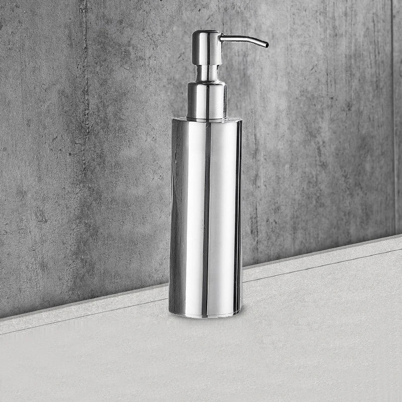 304 Stainless Steel Soap Dispenser Black Shower Shampoo Bottle Hotel Wall Hanging Press Hand Sanitizer Bottle
