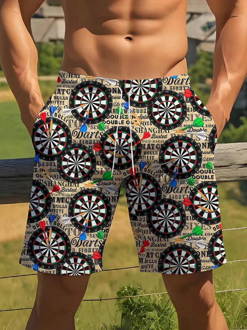 Summer Casual Designer Shorts 3D Men's Beach Shorts Kids Fashion Surf Board Shorts Boys Quick Dry Swimwear Trunk Sports Fitness