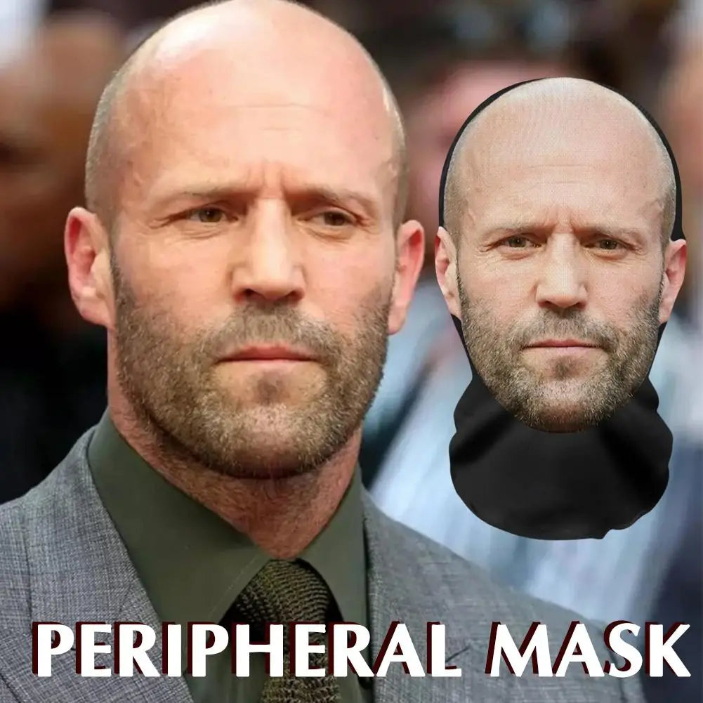 3D Printed Mask Elastic Mesh Full Face Mask For Men Women Cosplay Headwear Novelty Supplies Party Cosplay Props