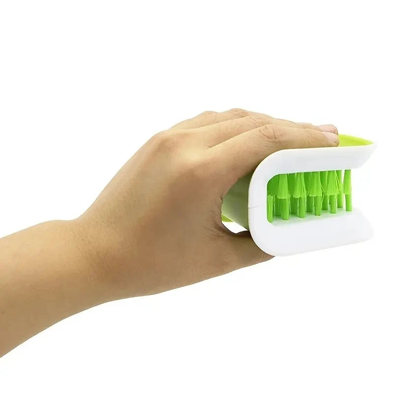 Car Seat Belt Cleaning Brush Home Kitchen U-Shaped Double-sided Knife Chopsticks Cleaning Brush
