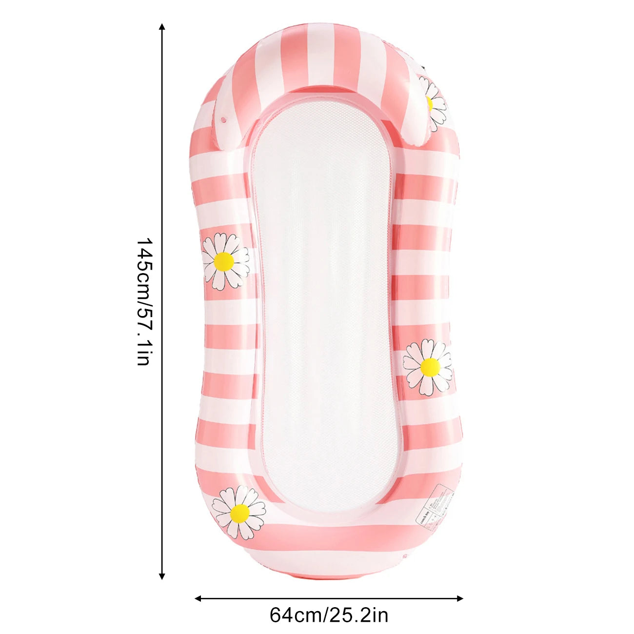 1PC Pool float, inflatable pool float, ideal for swimming pools, lakes, relaxation areas, floating with cup holders, beach