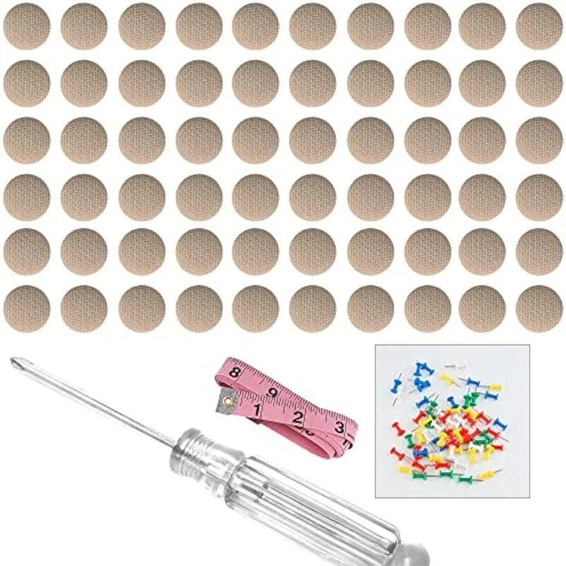 60PCS Headliner Repair Kit Auto Roof Repair Snap Rivets and Installation Tool for Fixing Car Interior Ceiling Sagging Headliner