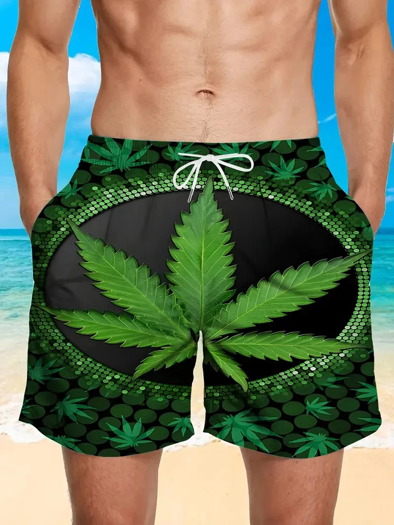 Summer Casual Designer Shorts 3D Men's Beach Shorts Kids Fashion Surf Board Shorts Boys Quick Dry Swimwear Trunk Sports Fitness