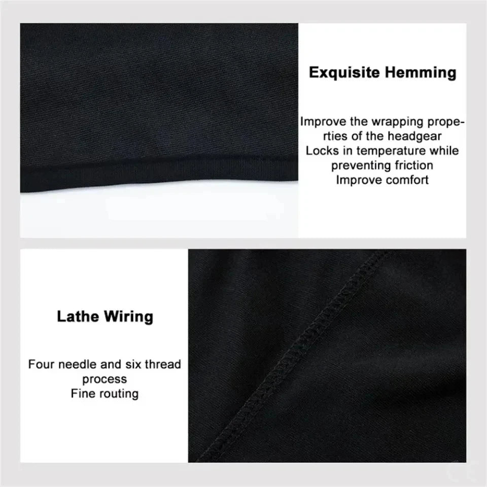 Non Hole Full Face Mask All-round Protection Wind-Protection Balaclava Hat Breathable High Elasticity Headgear for Men and Women