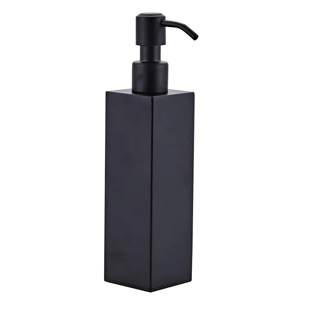 304 Stainless Steel Soap Dispenser Black Shower Shampoo Bottle Hotel Wall Hanging Press Hand Sanitizer Bottle