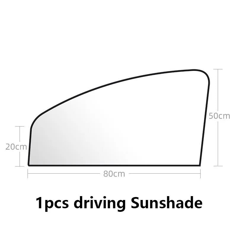 PECHAM Magnet Car Side Window Curtain Privacy Curtains for Car Sun Shade Summer Sunshades UV Reflection Front/Back Window