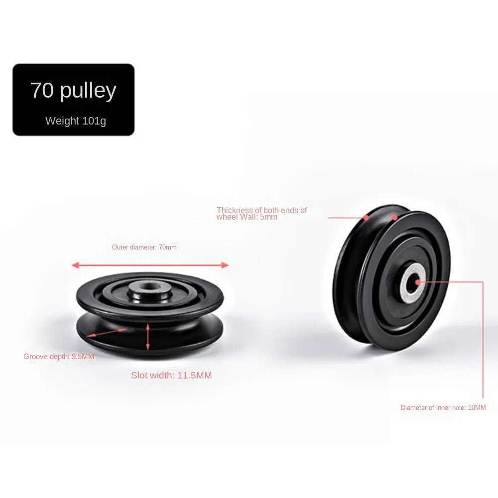 Nylon Bearing Pulley Wheel for Gym Fitness Equipment Cable Machine Part