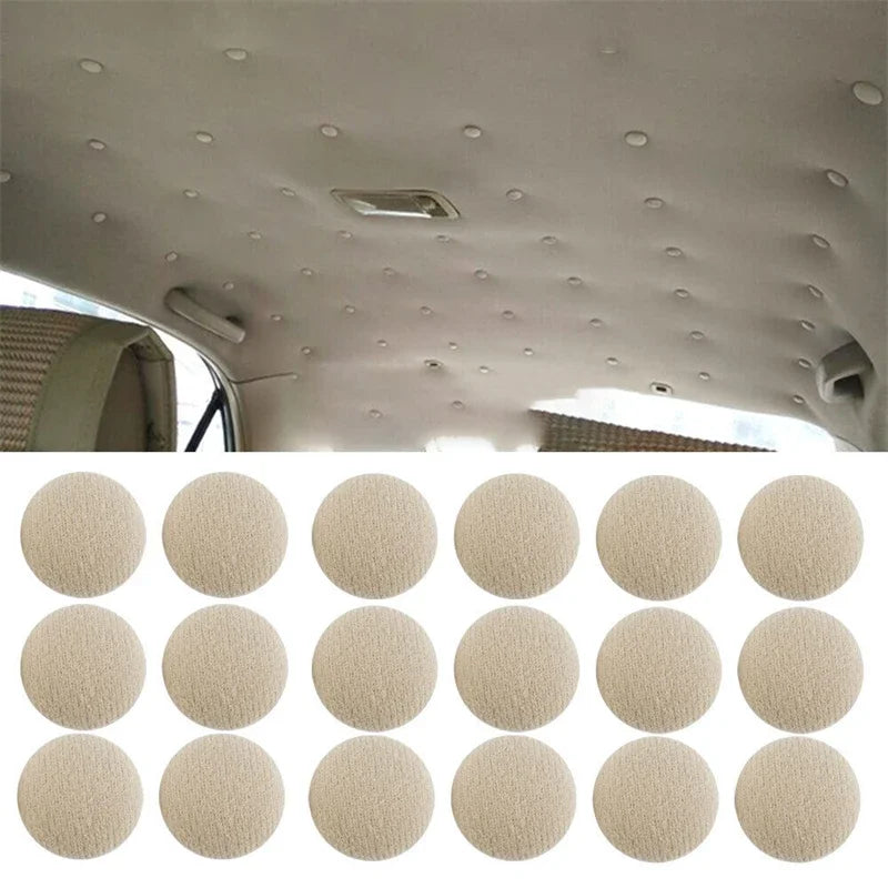 60PCS Headliner Repair Kit Auto Roof Repair Snap Rivets and Installation Tool for Fixing Car Interior Ceiling Sagging Headliner