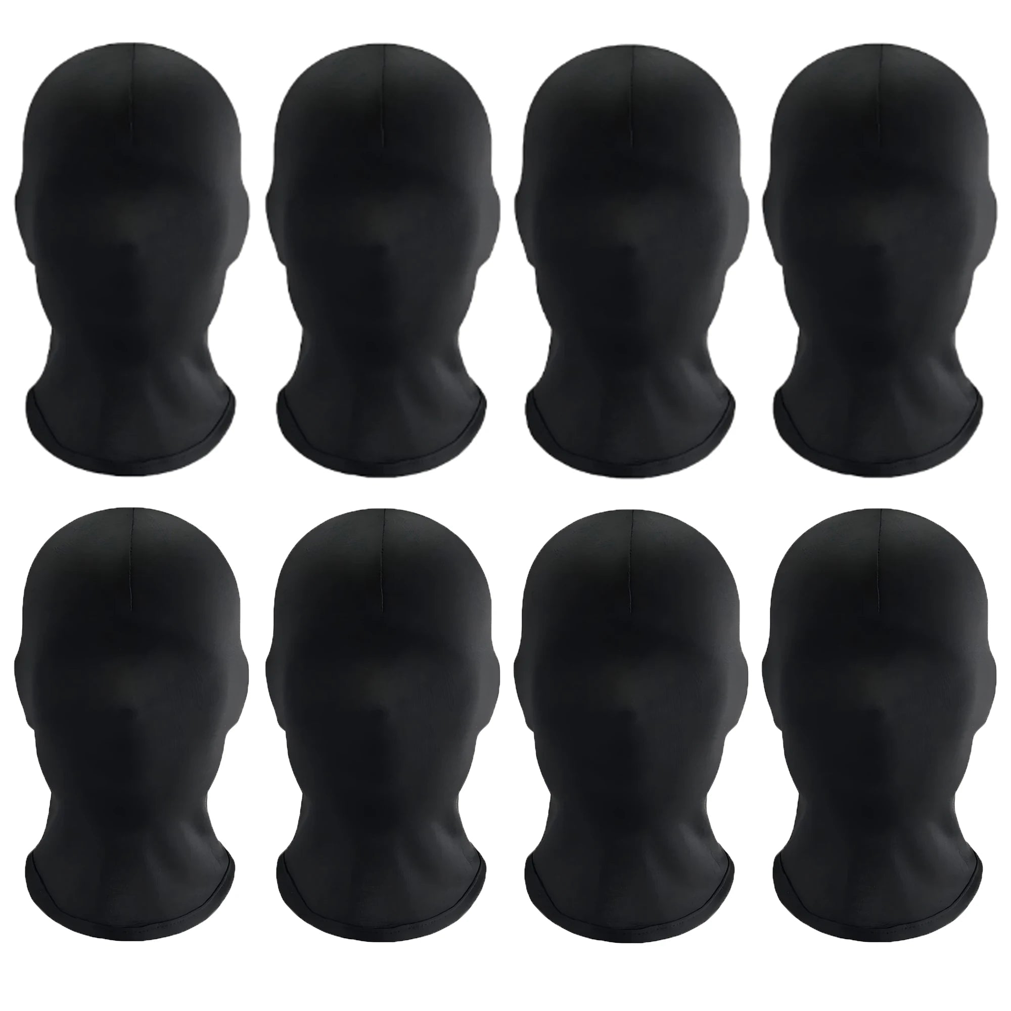 Non Hole Full Face Mask All-round Protection Wind-Protection Balaclava Hat Breathable High Elasticity Headgear for Men and Women