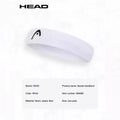 HEAD Tennis Hairbands Men and Women Sports Headbands Fitness Sweatband Badminton Yoga Basketball Running Fashion Sweat Headband